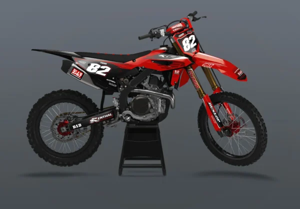 Kit déco semi perso - Honda - Red Black