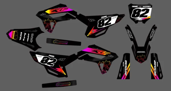 Kit déco semi perso - Honda - Sun – Image 2