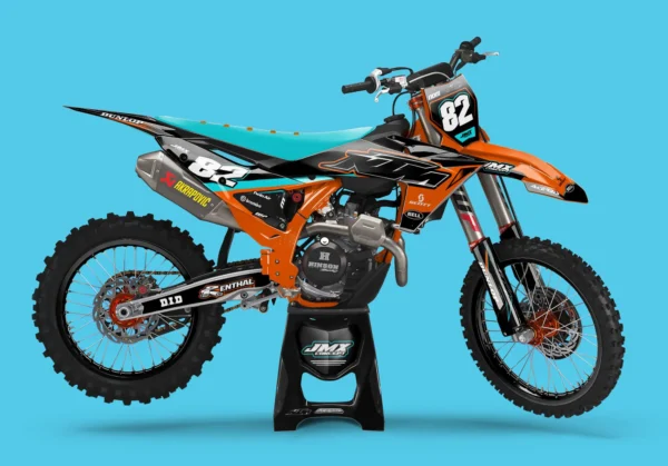 Kit déco semi perso - KTM - Teal
