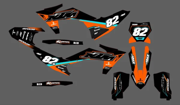 Kit déco semi perso - KTM - Teal – Image 2
