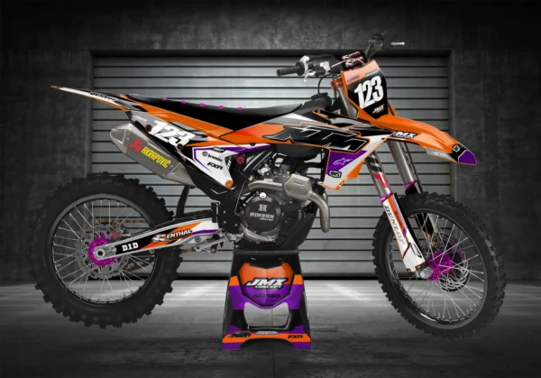 Kit déco semi perso - KTM - Violet