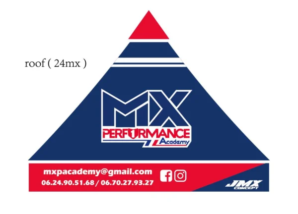 Toit de tonnelle - 100% perso - 3x3m adaptable structure 24MX – Image 3
