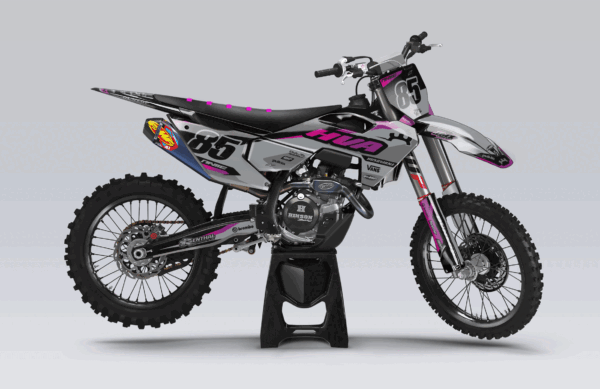 Kit déco semi perso - husqvarna - pink grey