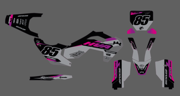 Kit déco semi perso - husqvarna - pink grey – Image 2